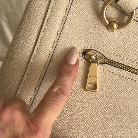 Coach Cream Crossbody Bag with Detachable Strap - Picture 6 of 8